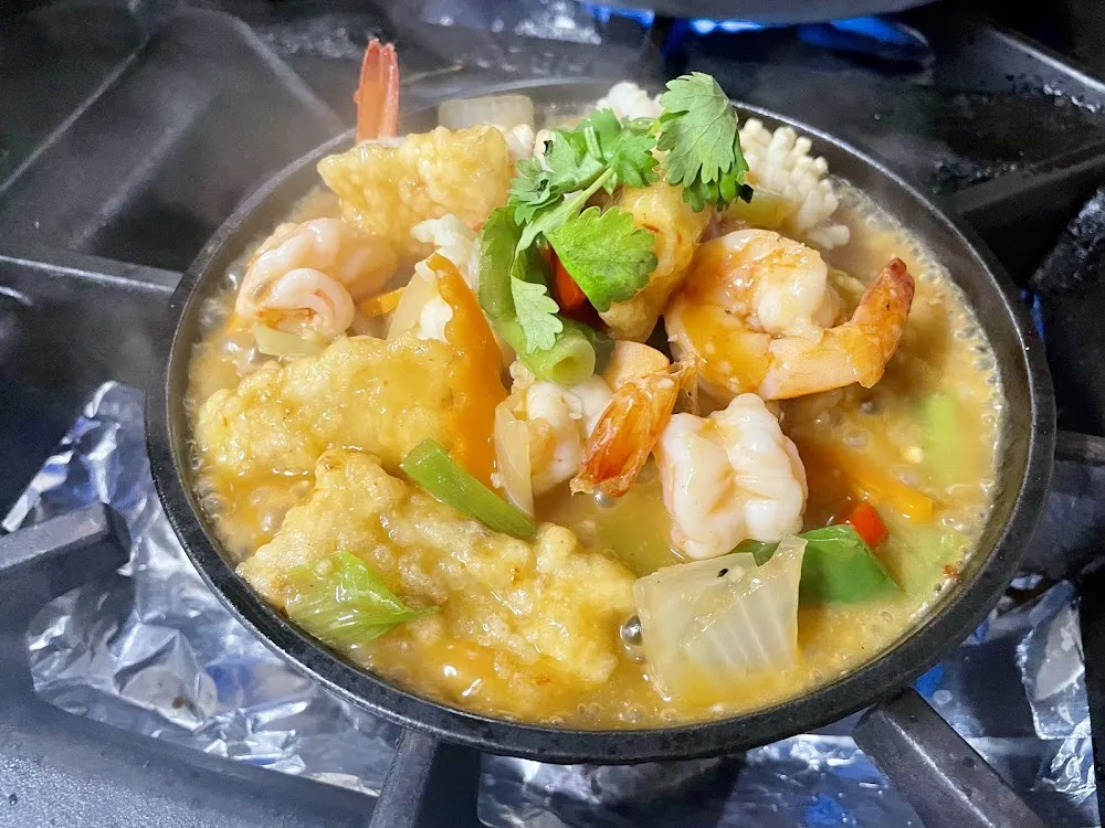 Fruit de Mer Sur Plaque Chauffante